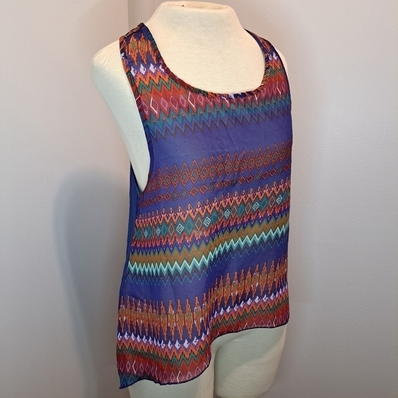 3 FOR 12 SALE Vintage USA Sheer tank top size Medium - Picture 2 of 8